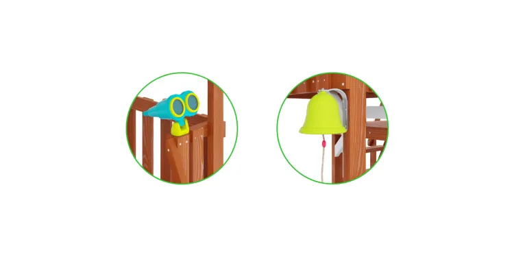 Комплект игровых аксессуаров № 3 (бинокль, колокол-рында) Комплект игровых аксессуаров № 3 (бинокль, колокол-рында)