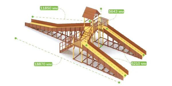 Зимняя горка Савушка Зима 11