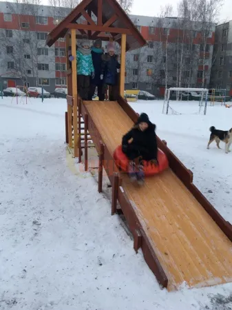 Зимняя горка Савушка Зима 5 (скат 5м)