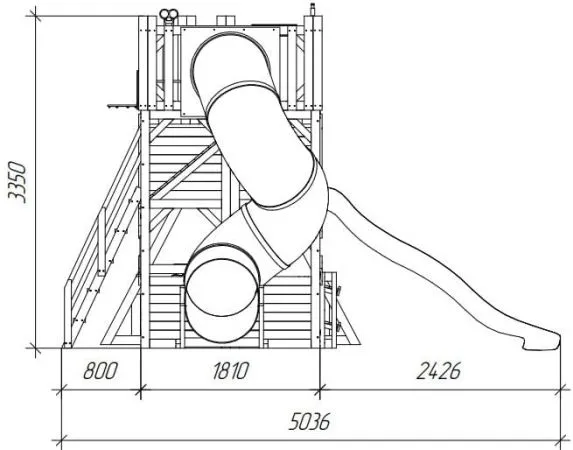 Детская площадка Савушка PlayHouse-6