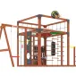 Детская площадка Савушка КУБ-6 (Махагон) с подушками