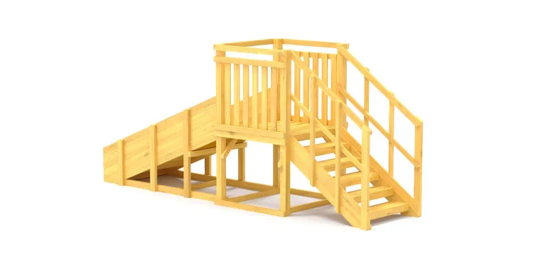 Зимняя горка Савушка Зима Wood 1