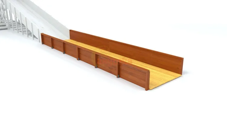 Выкат для зимней горки Савушка Тип №2, секция 3 м (ширина 1350 мм)