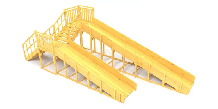 Зимняя горка Савушка Зима Wood 7