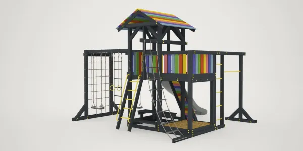 Детская площадка Савушка 3 (BLACK EDITION)