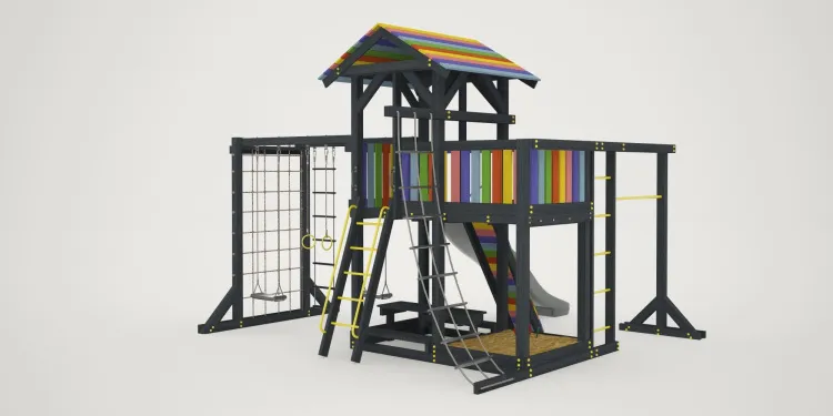 Детская площадка Савушка 3 (BLACK EDITION)