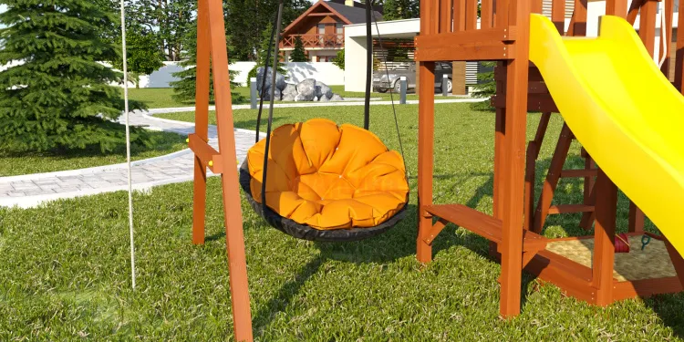 Подвесное кресло PapaSAV (Оранжевое)