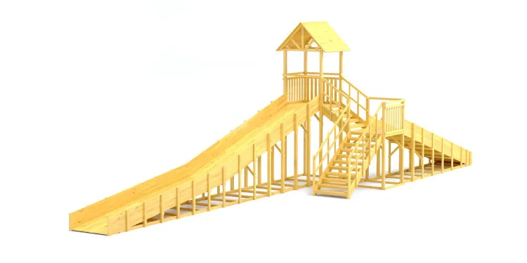 Зимняя горка Савушка Зима Wood 9/3