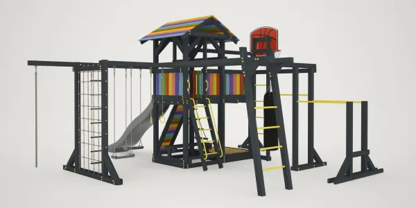 Детская площадка Савушка 2 (BLACK EDITION)