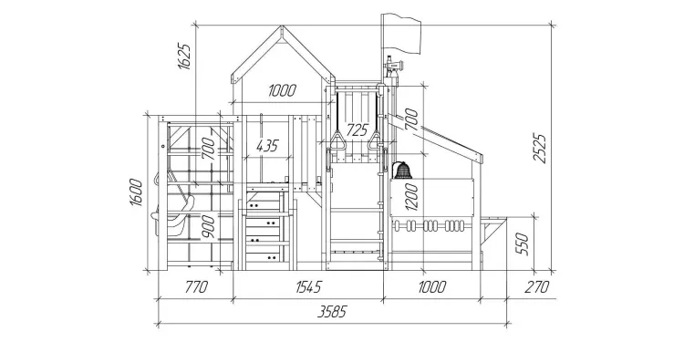 Детская площадка Савушка TooSun (Тусун) 14 (розовый)