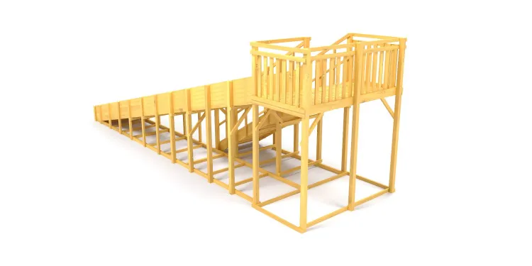 Зимняя горка Савушка Зима Wood 8