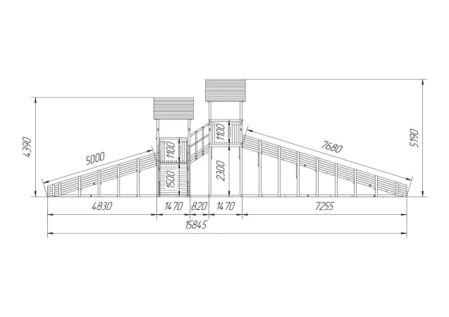 Зимняя горка Савушка Зима 7/4 Зимняя горка Савушка Зима 7/4