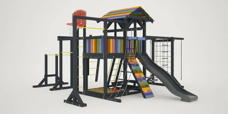 Детская площадка Савушка 2 (BLACK EDITION) Детская площадка Савушка 2 (BLACK EDITION)