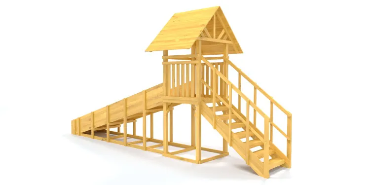 Зимняя горка Савушка Зима Wood 5 (скат 5м) Зимняя горка Савушка Зима Wood 5 (скат 5м)