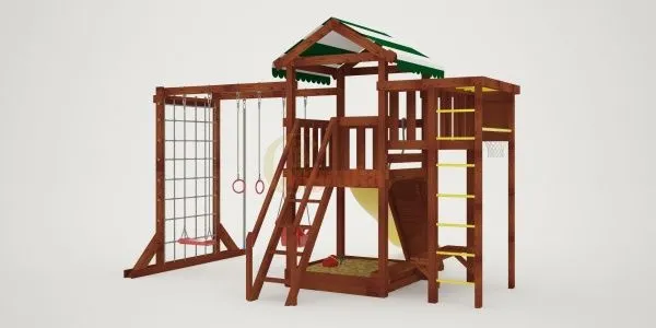 Детская площадка Савушка Мастер 4 (Махагон)