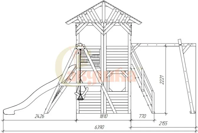 Детская площадка Савушка PlayHouse-1