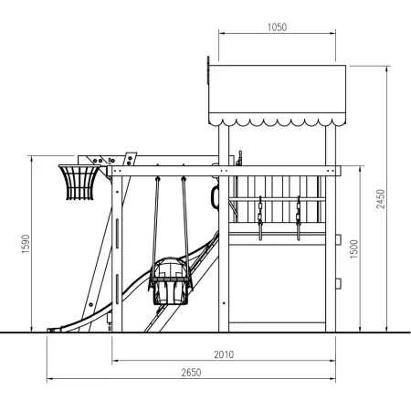 Игровой комплекс Савушка Baby 5 розовый