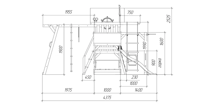 Детская площадка Савушка TooSun (Тусун) 14 (салатовый)