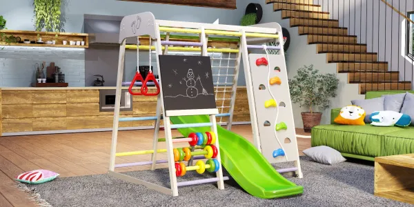 Детская игровая площадка Савушка Непоседа 4 soft