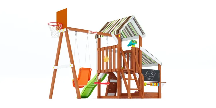 Детская площадка Савушка TooSun (Тусун) 10 (салатовый) Детская площадка Савушка TooSun (Тусун) 10 (салатовый)