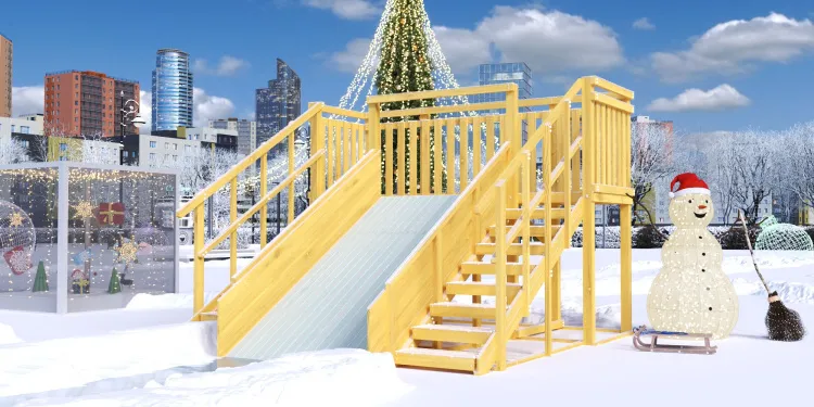 Зимняя горка Савушка Зима Wood 4 Зимняя горка Савушка Зима Wood 4