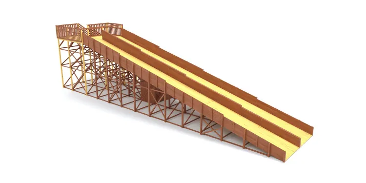 Зимняя горка Савушка Зима 12 с местом для хранения