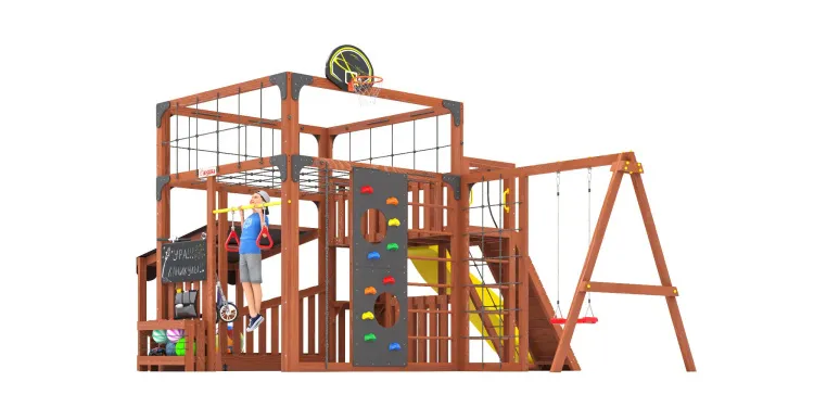 Детская площадка Савушка КУБ-5 (Махагон)