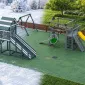 всесезонный городок савушка №2 (детская площадка, песочница, качели, мебель, зимняя горка, кашпо)