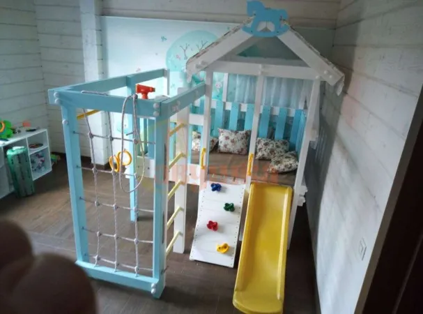 Игровой комплекс Савушка Baby 1 голубой