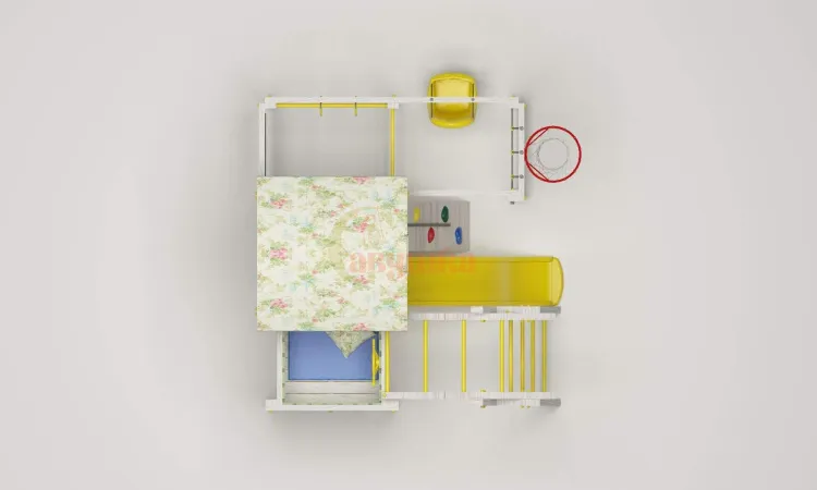 Игровой комплекс Савушка Baby 5 оливковый