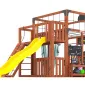 Детская площадка Савушка КУБ-3 (Махагон) с гамаком для йоги