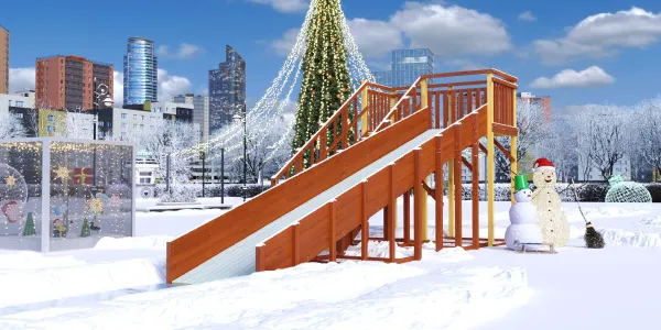 Зимняя горка Савушка Зима 6