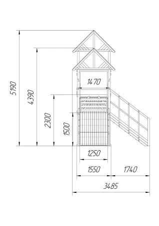Зимняя горка Савушка Зима 7/4 Зимняя горка Савушка Зима 7/4