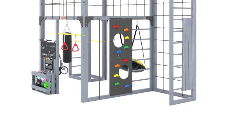 Детская площадка Савушка КУБ-2 (Серый)