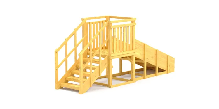 Зимняя горка Савушка Зима Wood 1