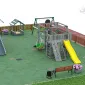 игровой городок савушка №2 (детская площадка, песочница, качели, мебель, зимняя горка, кашпо)