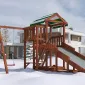 Детская площадка Савушка Мастер 1 (Махагон) 4 сезона