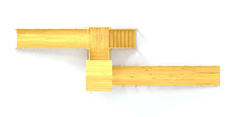 Зимняя горка Савушка Зима Wood 7/3