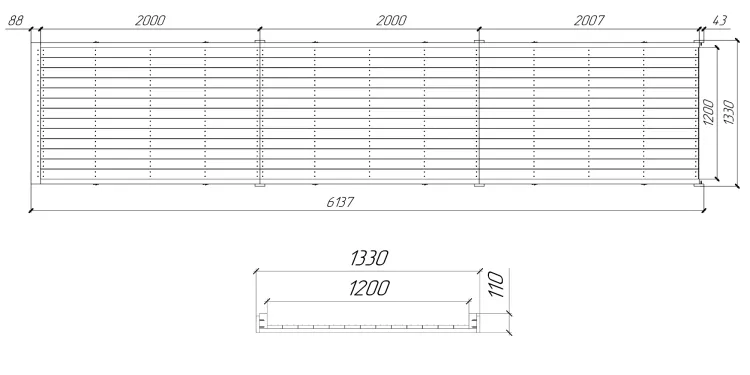 Выкат для серии Савушка 6 метров