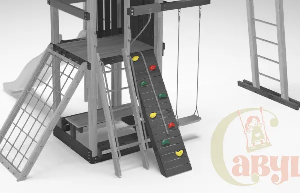 Зацепы для скалодрома пластик с крепежом (комплект 5 шт.)