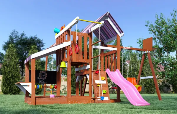 Детская площадка Савушка TooSun (Тусун) 9 (розовый) Детская площадка Савушка TooSun (Тусун) 9 (розовый)