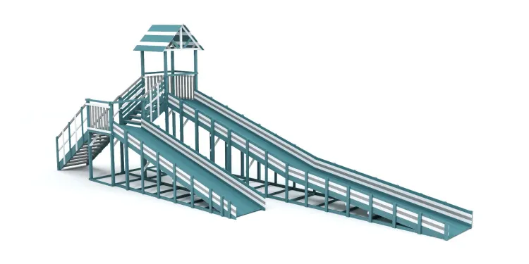 Зимняя горка Савушка Зима 9/2 (Серый Индиго)