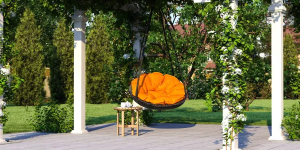 Подвесное кресло PapaSAV (Оранжевое)