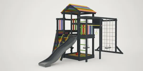 Детская площадка Савушка 4 (BLACK EDITION)