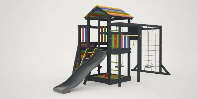 Детская площадка Савушка 4 (BLACK EDITION)