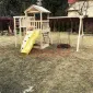 Детская площадка Савушка Мастер 3 с качелями Гнездо 1 метр