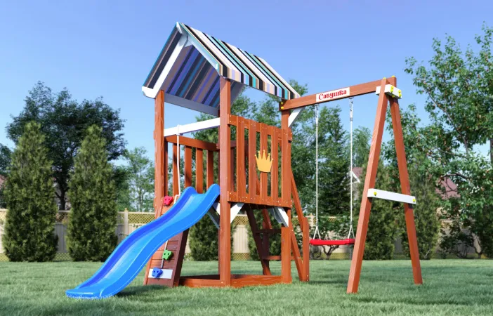 Детская площадка Савушка TooSun (Тусун) 15 (синий) Детская площадка Савушка TooSun (Тусун) 15 (синий)