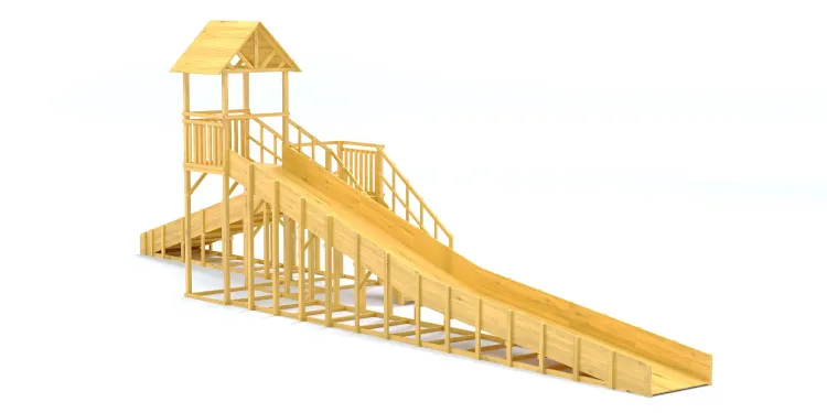 Зимняя горка Савушка Зима Wood 9/3