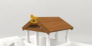 Крыша деревянная для серии Савушка Baby play