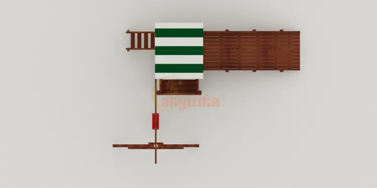 Детская площадка Савушка Мастер 1 (Махагон) 4 сезона